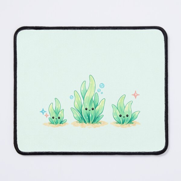 Item preview, Seaweed Trio – Cute Kawaii Ocean Plants designed and sold by DariaCraft.
