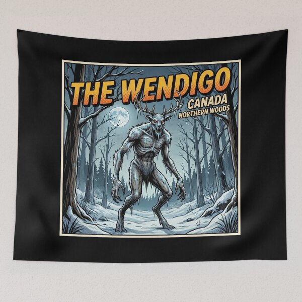 Item preview, Wendigo Cryptid – Horror Comic Design designed and sold by redsharkuk.