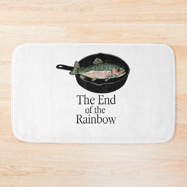 Item preview, The End Of The Rainbow Trout Fishing Graphic designed and sold by studiopekepeke.