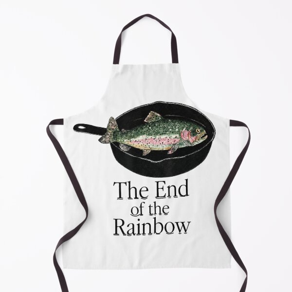 Item preview, The End Of The Rainbow Trout Fishing Graphic designed and sold by studiopekepeke.