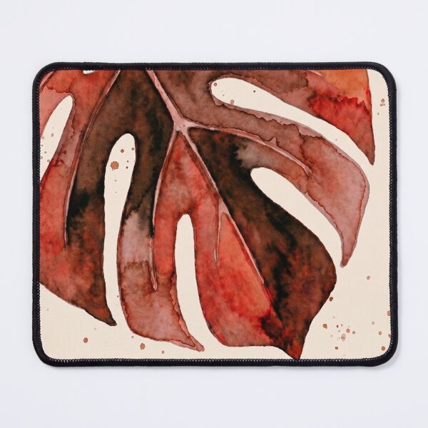 Item preview, Boho Monstera Leaf Watercolor Botanical Art designed and sold by MoonOpuluna.