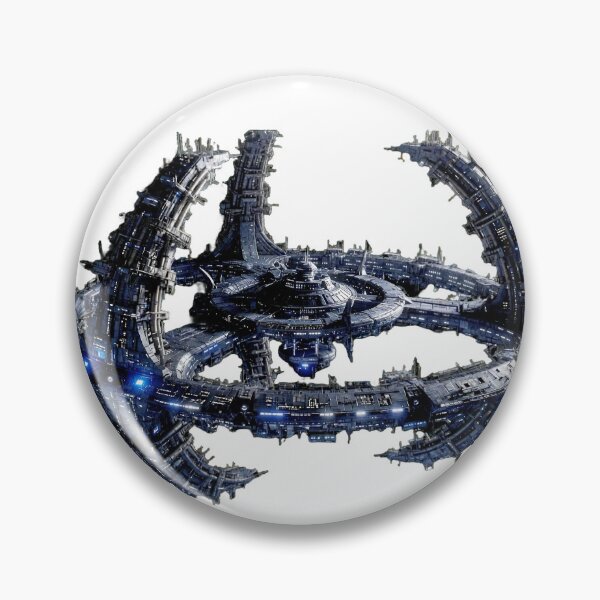 Item preview, Deep Space Nine space station designed and sold by crayonpixels.