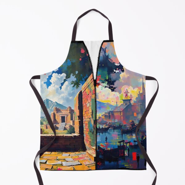Item preview, Ancient Ruins to Cyber Port: A Journey Through Time designed and sold by Daniela`s shop.