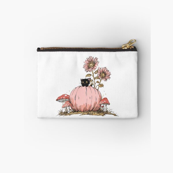 Item preview, Black Cat Pink Pumpkin Design designed and sold by Offbasics & Co.