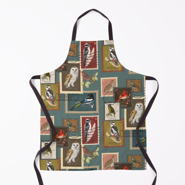 Item preview, Birds vintage stamps designed and sold by InkRiot Studios.
