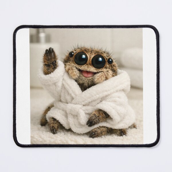 Item preview, Cozy Bathrobe Jumping Spider designed and sold by Sillytoe.