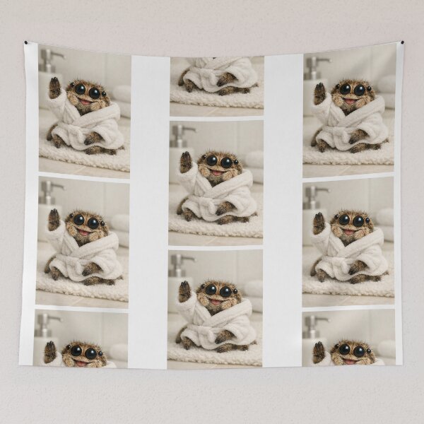 Item preview, Cozy Bathrobe Jumping Spider designed and sold by Sillytoe.