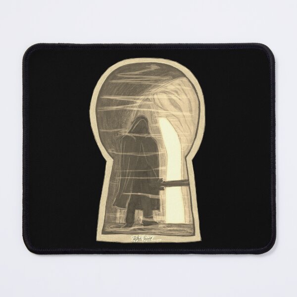 Item preview, Through The Keyhole: Cave Swordsman (Sepia Edition) designed and sold by Grimmlar.