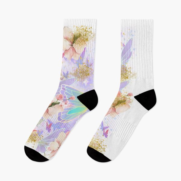 Item preview, Floral and butterfly art white designed and sold by Extremeallie.