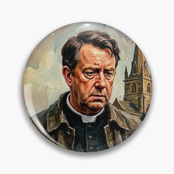 Item preview, Father Brown Poster – Classic British Mystery TV Art designed and sold by Art's Diner.