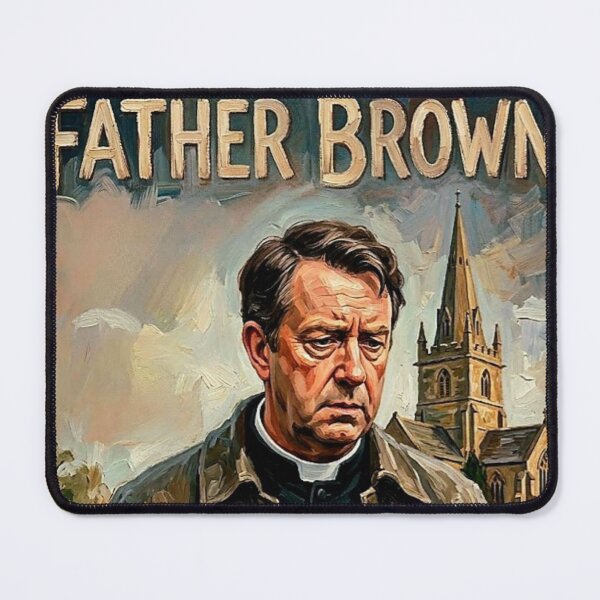 Item preview, Father Brown Poster – Classic British Mystery TV Art designed and sold by Art's Diner.