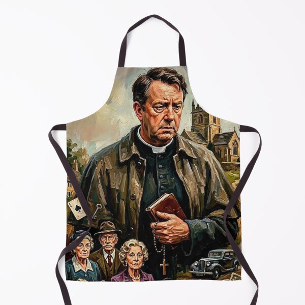 Item preview, Father Brown Poster – Classic British Mystery TV Art designed and sold by Art's Diner.