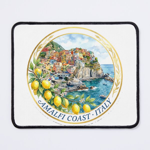Item preview, Amalfi Coast Italy Watercolor Travel  designed and sold by Modefissi.