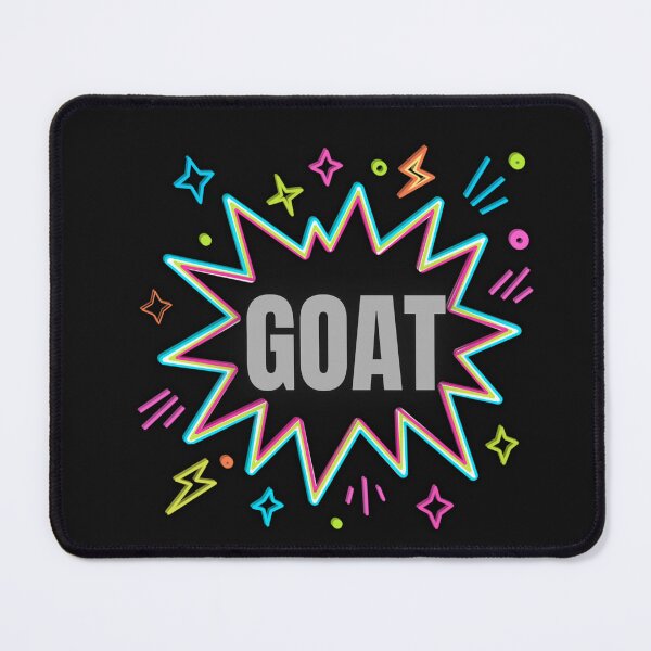 Item preview, Retro Neon GOAT Comic Burst - Greatest Of All Time Pop Art Sticker designed and sold by alalame.