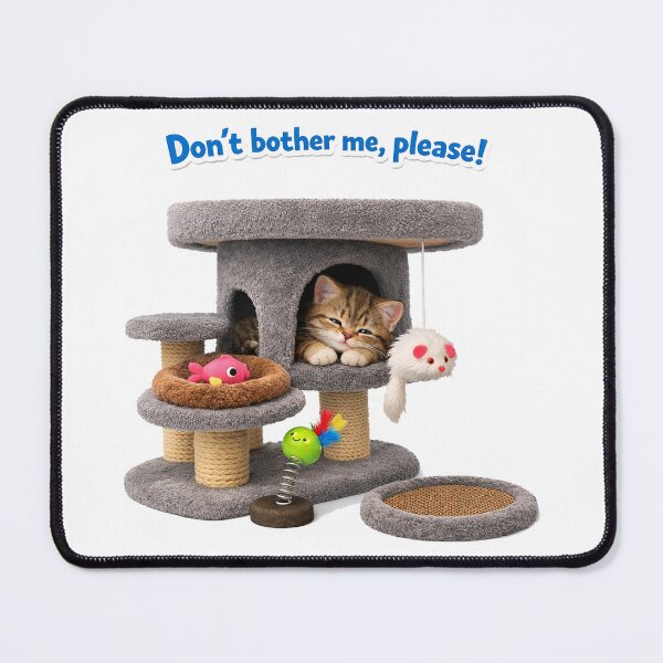 Item preview, Don’t Bother Me, Please! Cozy Kitten Hideaway designed and sold by BlissBlvdShop.