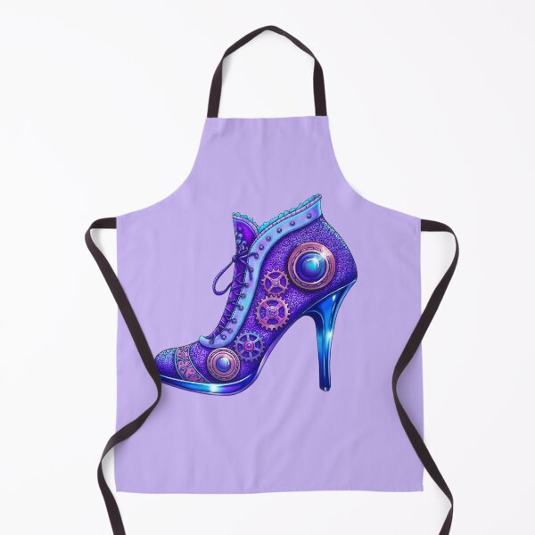Item preview, Purple Gothic Steampunk Purple Boot designed and sold by LaRoach Digital Arts.