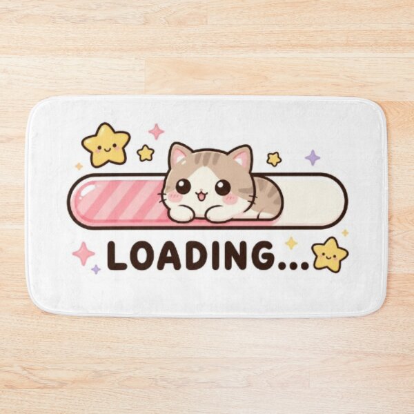 Item preview, Loading Cat Gaming Sticker designed and sold by Stylestickers55.