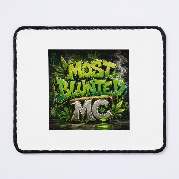 Item preview, Most Blunted MC – 3D Cannabis Graffiti Art designed and sold by TrackHead.
