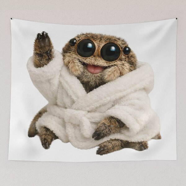 Item preview, Cozy Bathrobe Jumping Spider designed and sold by Sillytoe.