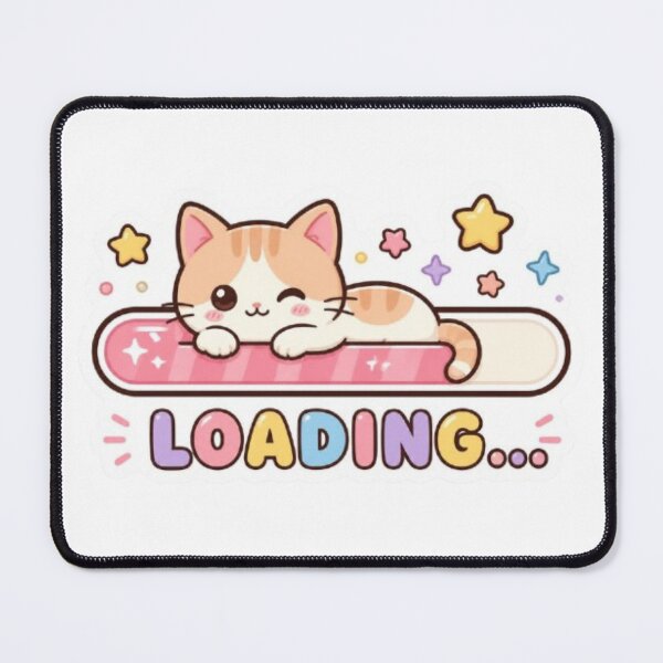 Item preview, Loading Cat Gaming Sticker designed and sold by Stylestickers55.