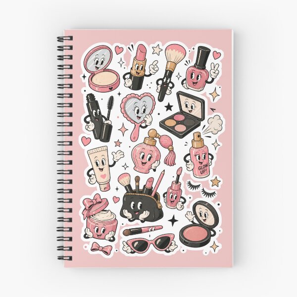 Item preview, Cute Makeup Pattern Collection | Rubber Hose Beauty Cosmetics Cartoon Design designed and sold by TheStephanieRome.
