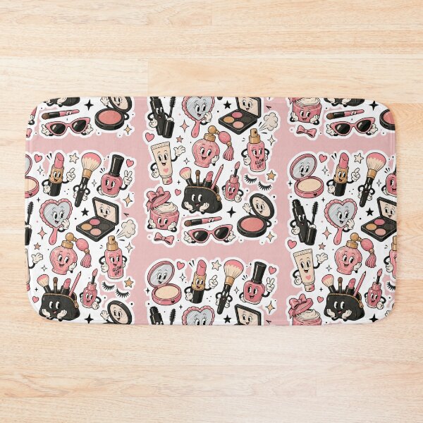 Item preview, Cute Makeup Pattern Collection | Rubber Hose Beauty Cosmetics Cartoon Design designed and sold by TheStephanieRome.