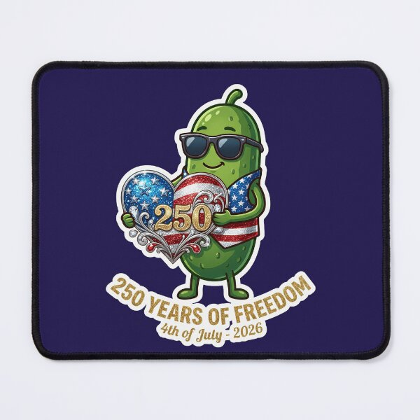 Item preview, 250 Years of Freedom 4th of July 2026 Patriotic USA Semi Quincentennial Cool Pickle T-Shirt designed and sold by Basma Designs | Funny Shirts, Stickers & Mugs.