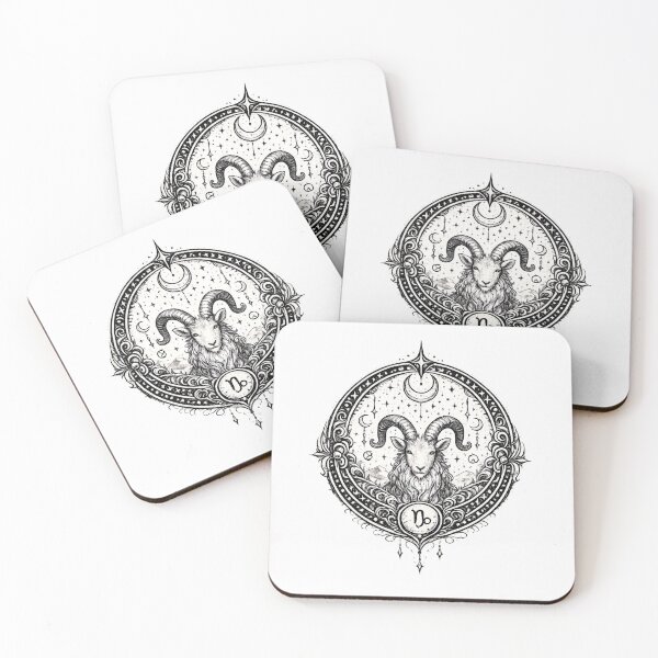 Item preview, Daily horoscopes, "Capricorn" Zodiac Art Nouveau  designed and sold by MusesWhispers.