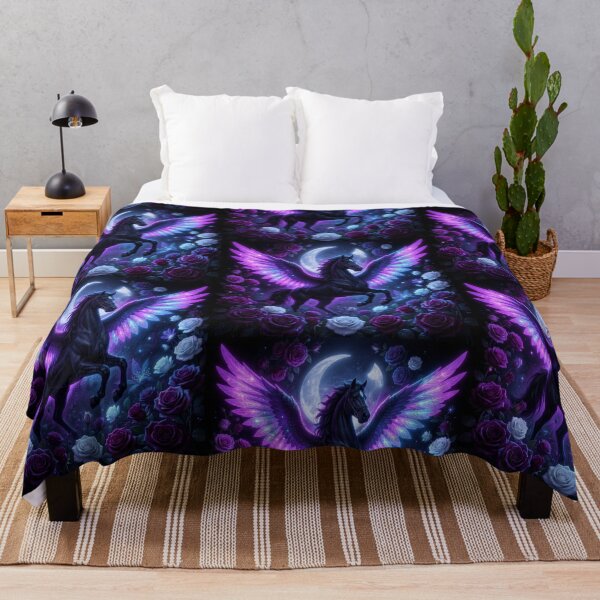Item preview, Gothic Pegasus | Floral designed and sold by JanjjaSoulInk.