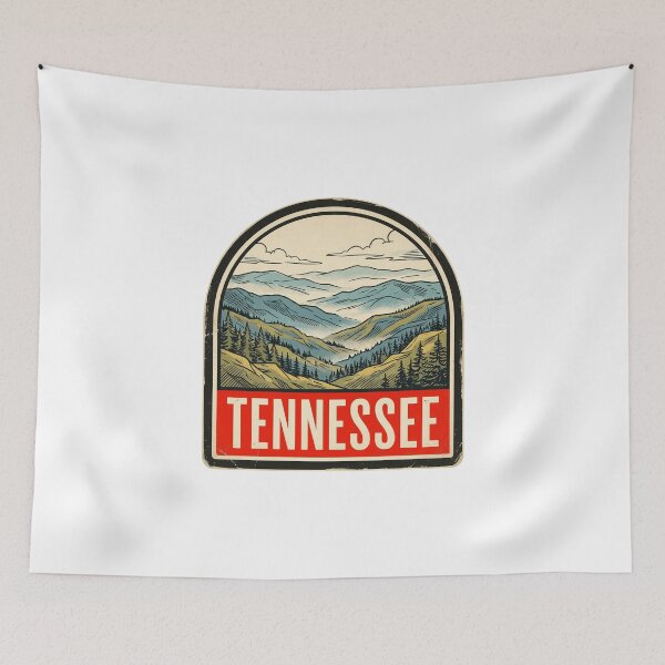 Item preview, Vintage Tennessee Great Smoky Mountains Retro Travel designed and sold by Paper Drip.