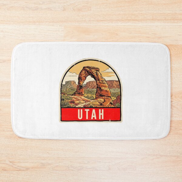 Item preview, Retro Utah Delicate Arch Arches National Park Vintage Badge designed and sold by Paper Drip.