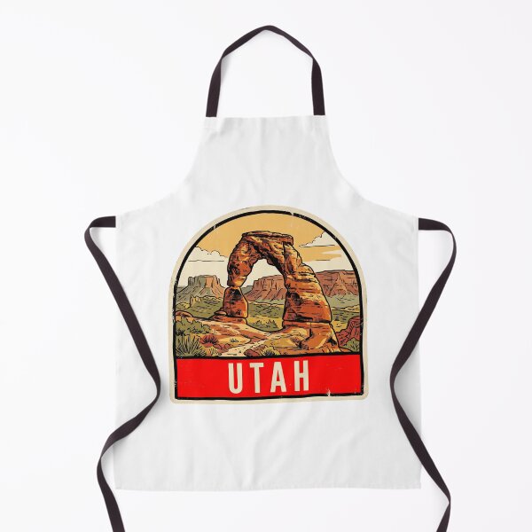 Item preview, Retro Utah Delicate Arch Arches National Park Vintage Badge designed and sold by Paper Drip.