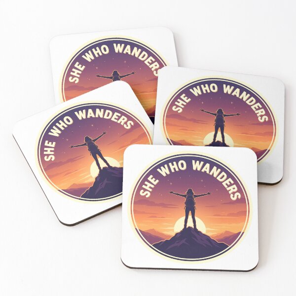 Item preview, She Who Wanders Solo Female Traveler Empowerment  designed and sold by Modefissi.