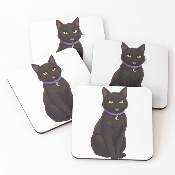 Item preview, Mystic Black Cat Familiar Moon designed and sold by SweetKath19.