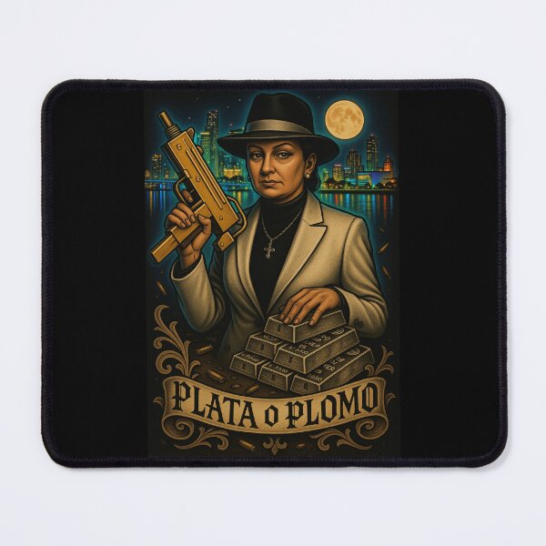 Item preview, Plata O Plomo: La Madrina of The Cocaine Cowboys designed and sold by DyfunctionalTee.