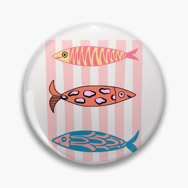 Item preview, Sardines Fish Retro Europe Style Summer Vibes  designed and sold by erozzz.