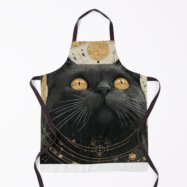 Item preview, Golden Eyes Black Cat designed and sold by LovePrintArt.