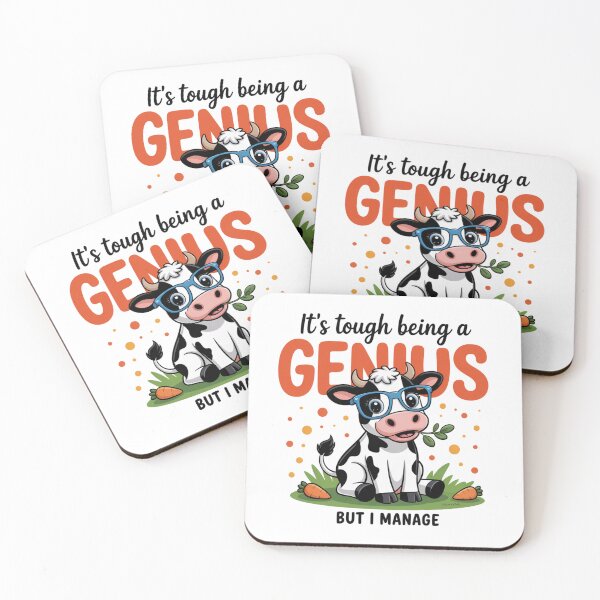 Item preview, It's Tough being a Genius designed and sold by piendekmu.