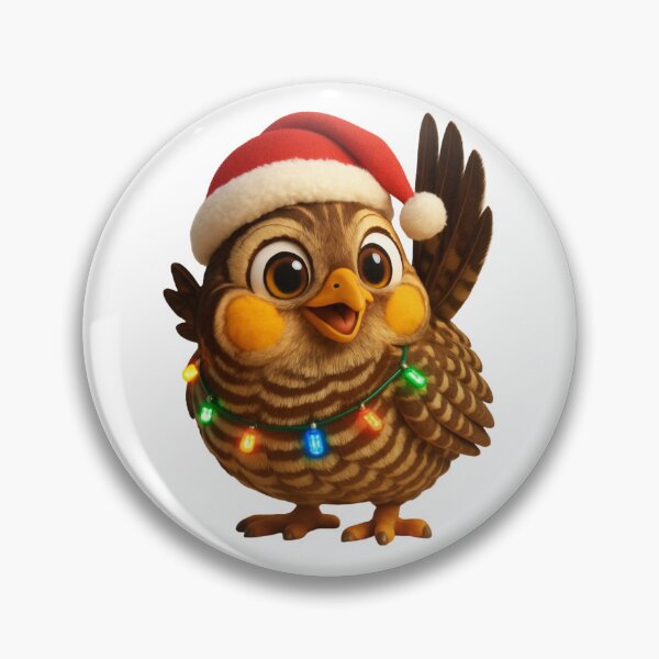 Item preview, Christmas Prairie Chicken designed and sold by Sillytoe.