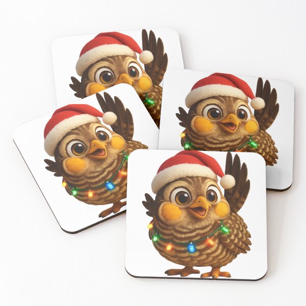 Item preview, Christmas Prairie Chicken designed and sold by Sillytoe.