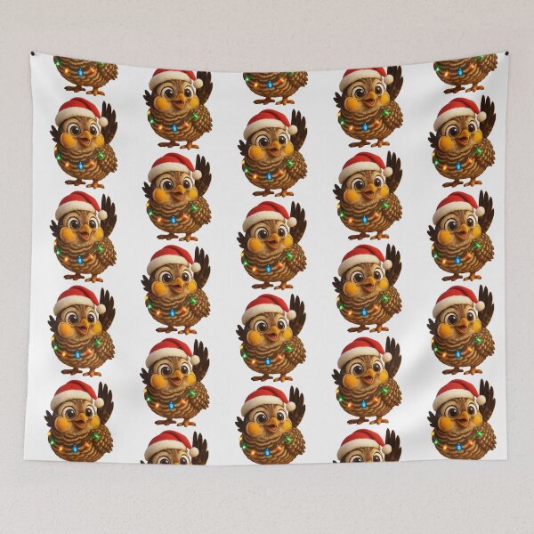 Item preview, Christmas Prairie Chicken designed and sold by Sillytoe.