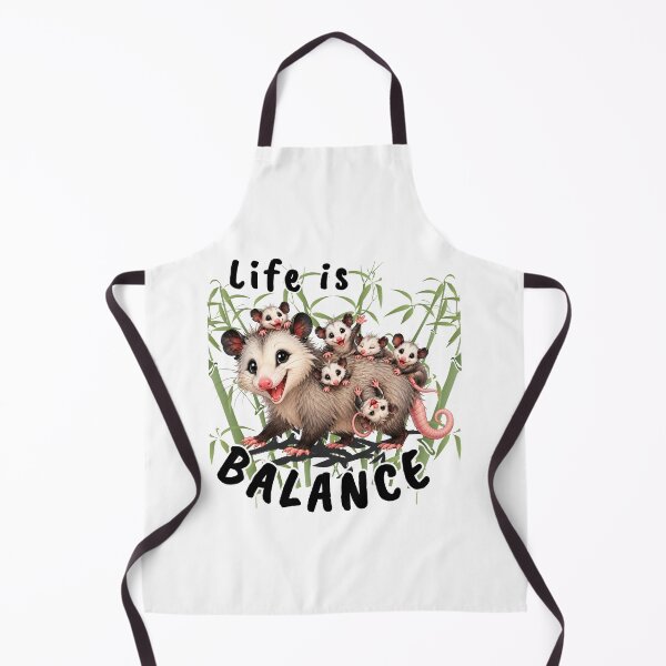 Item preview, Life is Balance Cute Opossum Family designed and sold by Heal of Souls Designs .