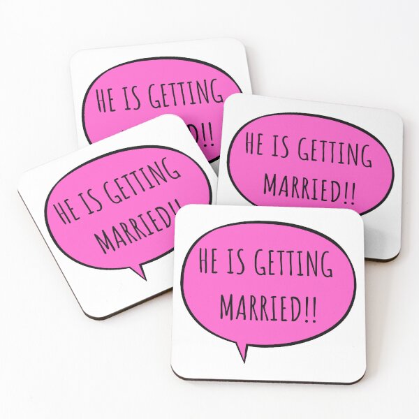 Item preview, He Is Getting Married Comic Bubble | Funny Bachelor Party Gift | Bold Groom Design | Hen Party designed and sold by TheTipsyDoodle.