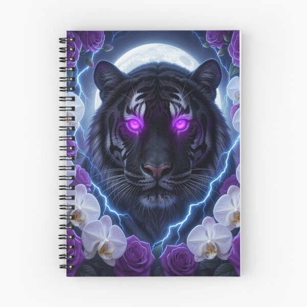 Item preview, Black Tiger | Floral Frame designed and sold by JanjjaSoulInk.