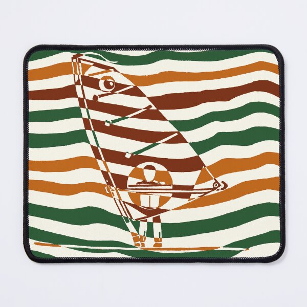 Item preview, Windsurfer Green/Orange designed and sold by mabundo1967.