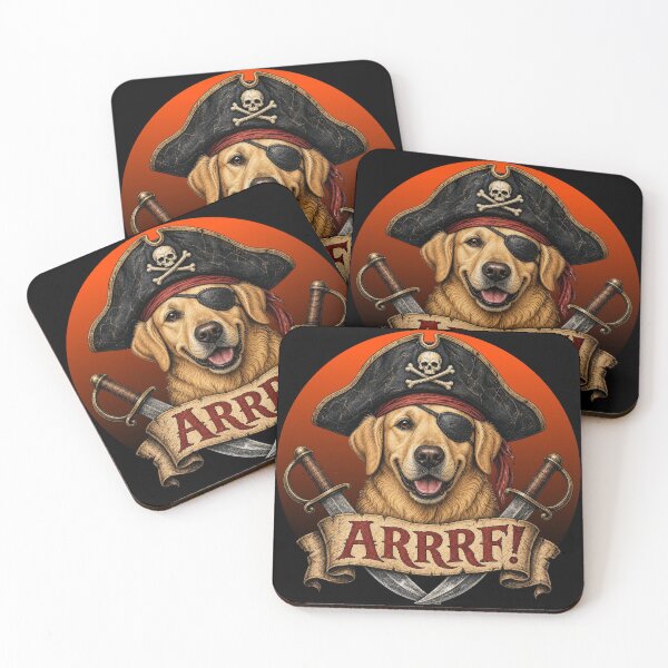 Item preview, Pirate Labrador Retriever – Funny ARRRF! Pirate Dog Graphic designed and sold by NerdyWerks.