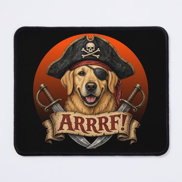 Item preview, Pirate Labrador Retriever – Funny ARRRF! Pirate Dog Graphic designed and sold by NerdyWerks.