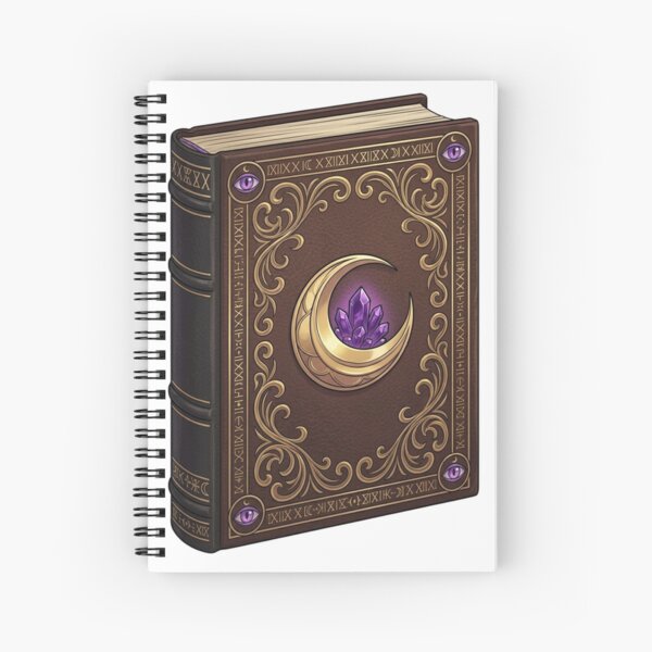 Item preview, Moon Crystal Grimoire Spellbook designed and sold by SweetKath19.