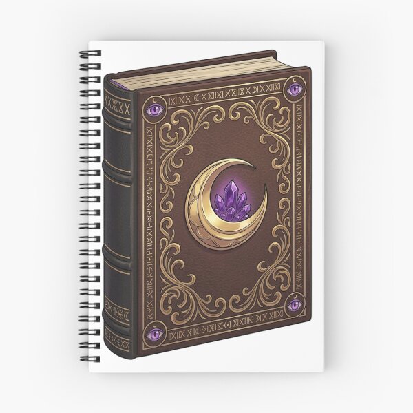 Item preview, Moon Crystal Grimoire Spellbook designed and sold by SweetKath19.