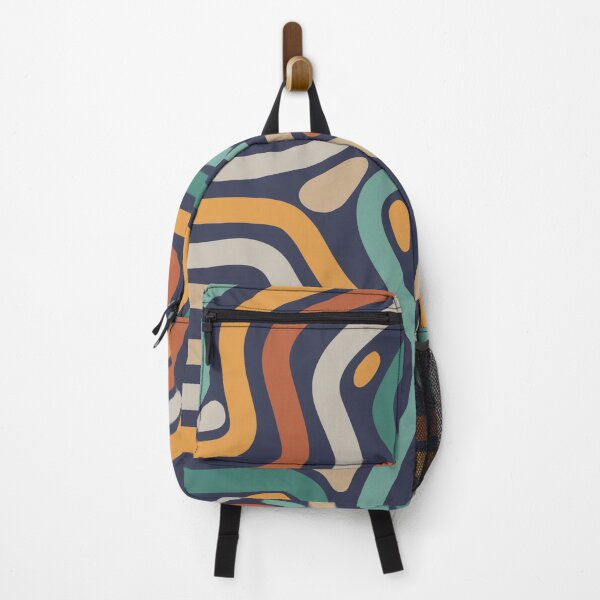 Item preview, Striped print in retro colors designed and sold by feannaart.
